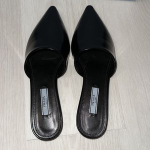 Prada Leather Mules